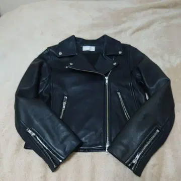 [ HARE ] 램 가죽 더블 라이더스