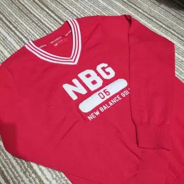 뉴발란스 골프 스웨터 레드