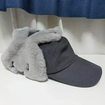 CUNE 큔 토끼 귀도리 파일럿 캡 모자 프리