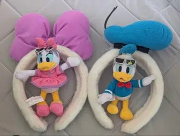 도날드 데이지 머리띠 페어