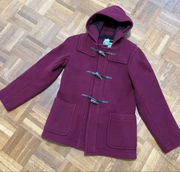 런던 트래디션 버건디 더플 코트