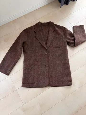 GALERIE VIE 브라운 테일러드 자켓