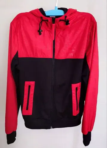 푸마 풀 집업 후드티 블랙 컬러 부분 저지 소재 남성용 L