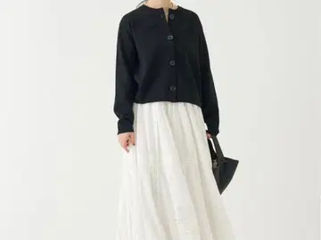 IENA 슈퍼 파인 스무스 크루 가디건