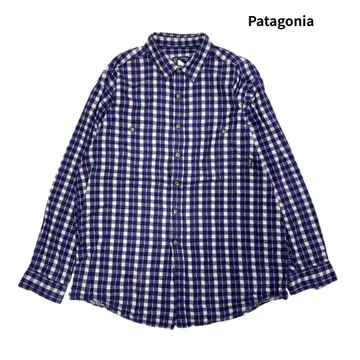 00s 파타고니아 코튼 체크 셔츠 긴팔 셔츠