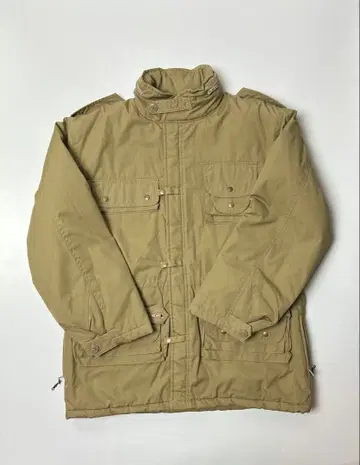 PHILIP MORRIS 베이지 밀리터리 낚시용 자켓 L