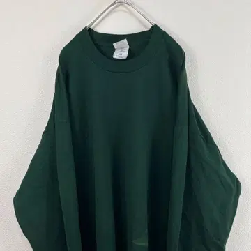 USA 90s fruit of the loom 롱 T 그린