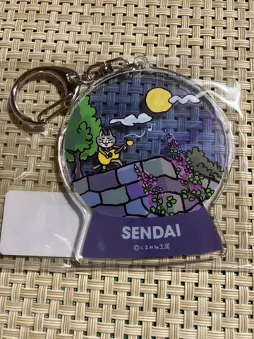 겨울 곰미네 굿즈 페어 센다이 한정판 아크릴 키링