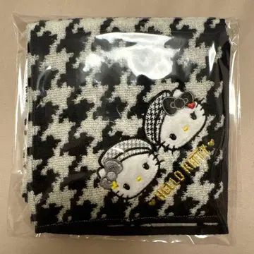 [ 미사용 새상품 ] 헬로키티 흑백 걸리시 쌍둥이 코디 시리즈 미니 타월