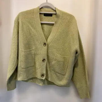 URBAN RESEARCH 리브 가디건 라이트 그린