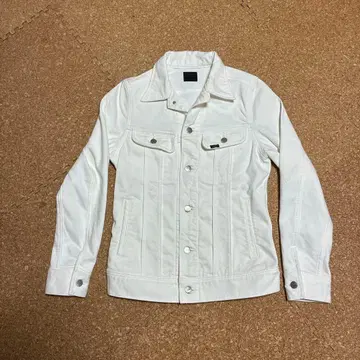 Lee 익스클루시브 화이트 데님 자켓