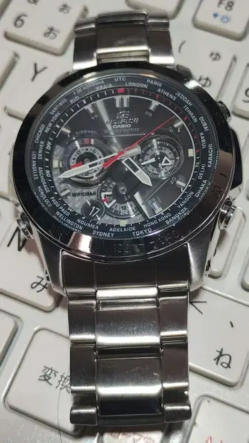 CASIO 전파 솔라 다기능 크로노 EDIFICE EQW-M1000D