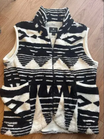 스노우피크 베스트 / 기하학 패턴 사이즈 S