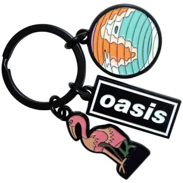 OASIS 메탈 키링 미사용 새상품