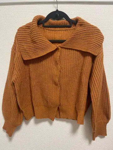 레트로걸 니트 오렌지 F