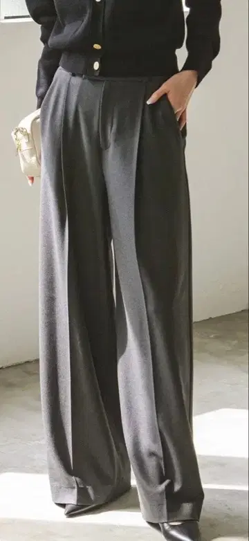 Noble TR 트윌 속기모 슬랙스 팬츠 40 사이즈