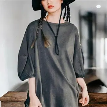 MODE NORM CORE 코튼 천축 3D 슬리브 풀 오버 사이즈