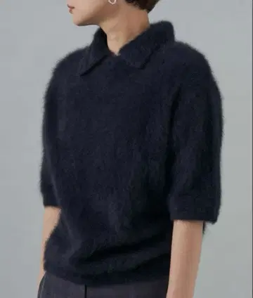 DESPRES 폭스 캐시미어 폴로 칼라 풀오버