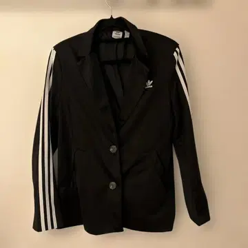 adidas 블랙 테일러드 자켓