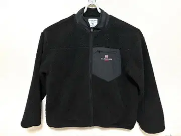 U.S.POLO ASSEN 블랙 플리스