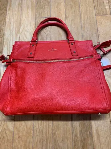 케이트 스페이드 레드 핸드백