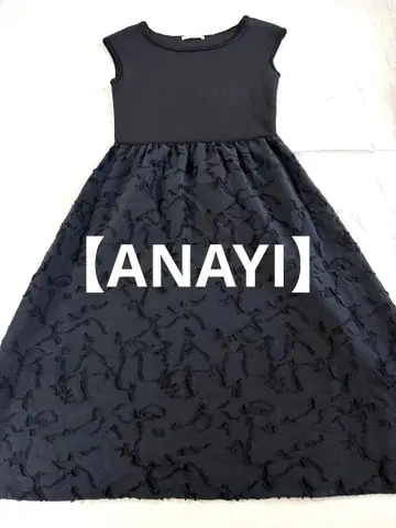 [ ANAYI ] 아나이 슬리브리스 원피스 size 38 블랙