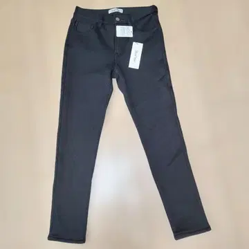 쉘터 블랙 스키니 팬츠 속기모