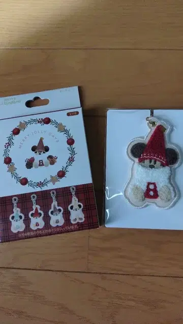 릴린린 키체인 빨간색 디즈니 리조트 크리스마스 2025