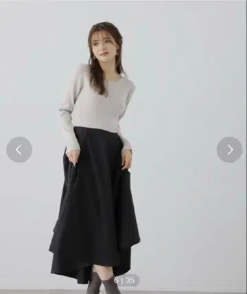 PROPORTION BODY DRESSING 니트 원피스