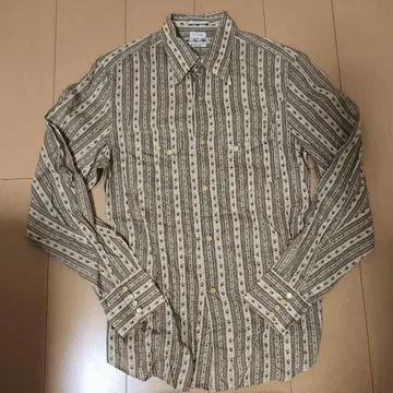 폴 스미스 긴팔 셔츠 M 사이즈 베이지 계열