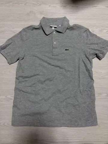 LACOSTE 그레이 피케 셔츠 사이즈 14