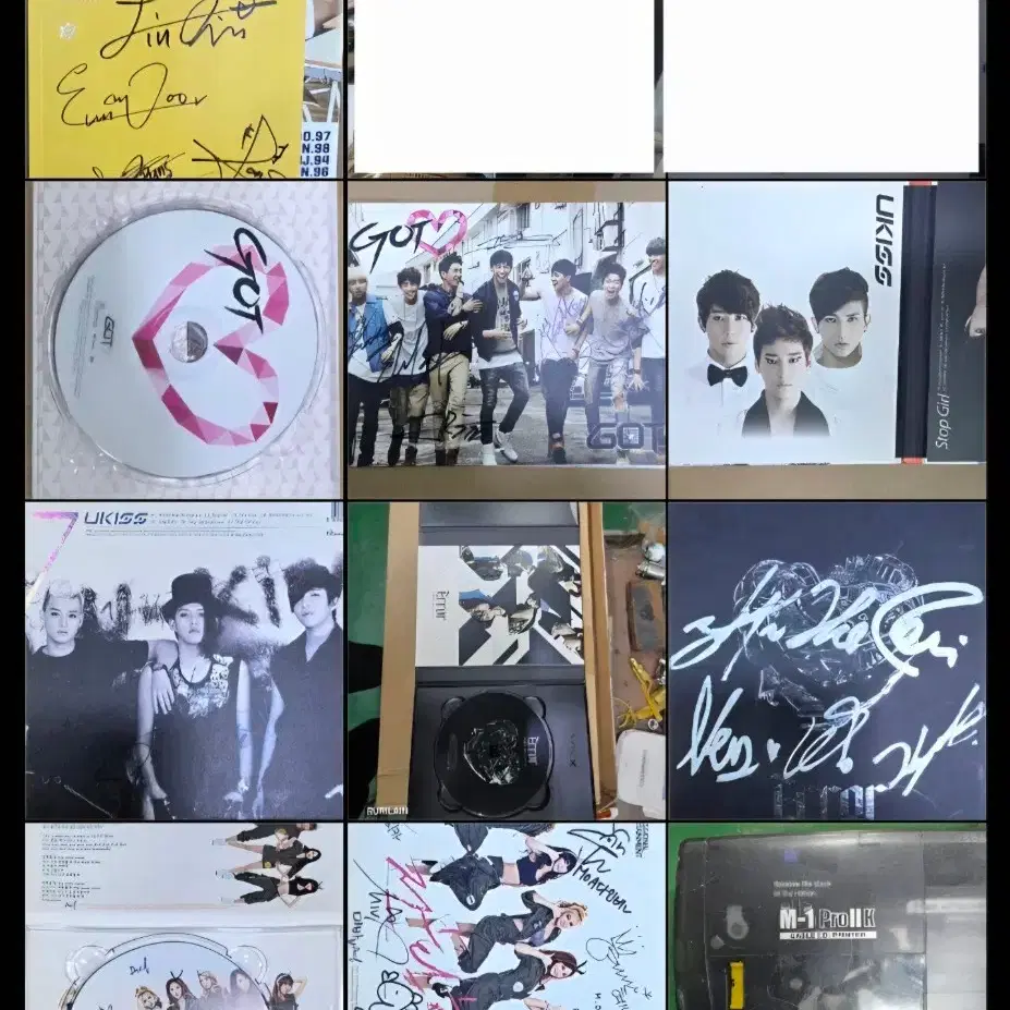 There are a few autographed albums.