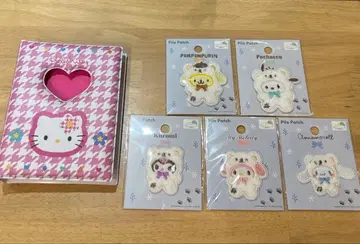 산리오 씰 수첩 Y2K 헬로키티 카오하나/세리아 와펜 5점
