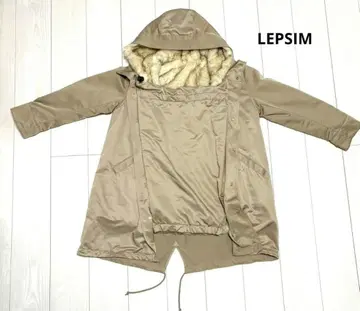 마터니티용 2way 후드 부착 모즈 코트