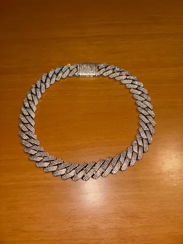 Glitter 실버 체인 목걸이 45cm