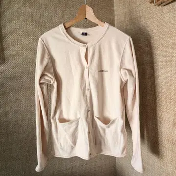 현행 모델 XL mont-bell 샤미스 가디건 크림색