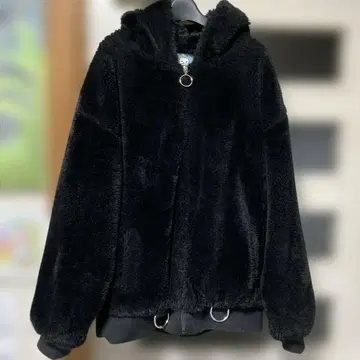 Hauls 후드 부착 블랙 자켓