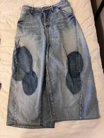 mina always shadow patchwork 데님