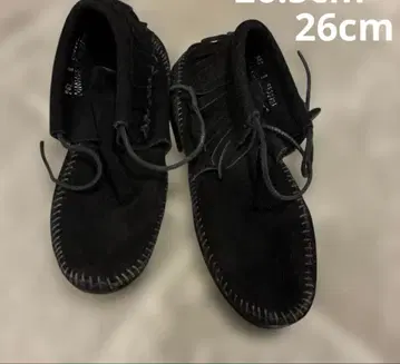 미네통카 프린지 부츠 모카신 사이즈 26.5cm 남성용