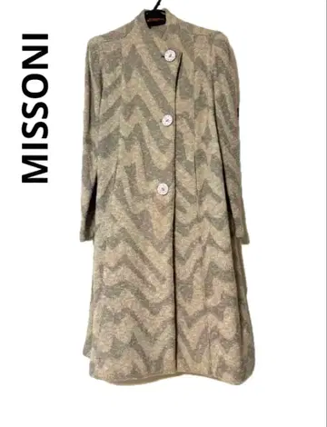미쏘니 MISSONI 울 롱 코트