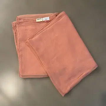 Margaret Howell 100% 실크 스톨 오렌지