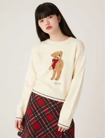 Lilly Brown 곰 니트