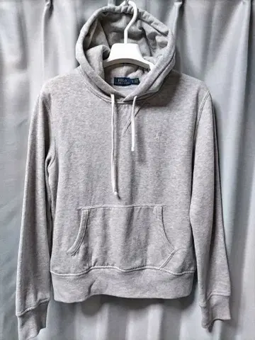 폴로 랄프로렌 풀오버 속기모 후드티 그레이