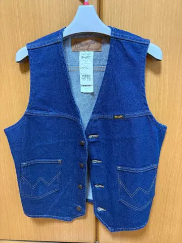 Wrangler 웨스턴 데님 베스트 S