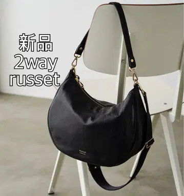 새상품 russet 러셋 2way 가죽 숄더 백 480g