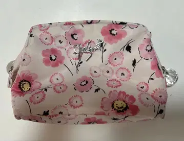 꽃무늬 파우치 핑크 계열 약 25 x 15 x 10cm