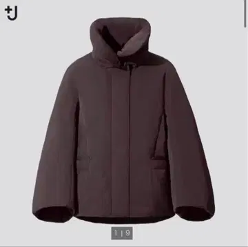 UNIQLO +J 하이브리드 다운 브라운