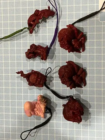 카이요도 요괴 뿌리 장식 7개