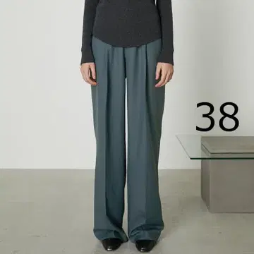 RIM.ARK 림아크 스트레이트 센터 프레스 팬츠 블루 사이즈 38