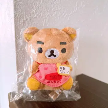 리락쿠마 점장 테노리 봉제 인형 쿠마타이 점장